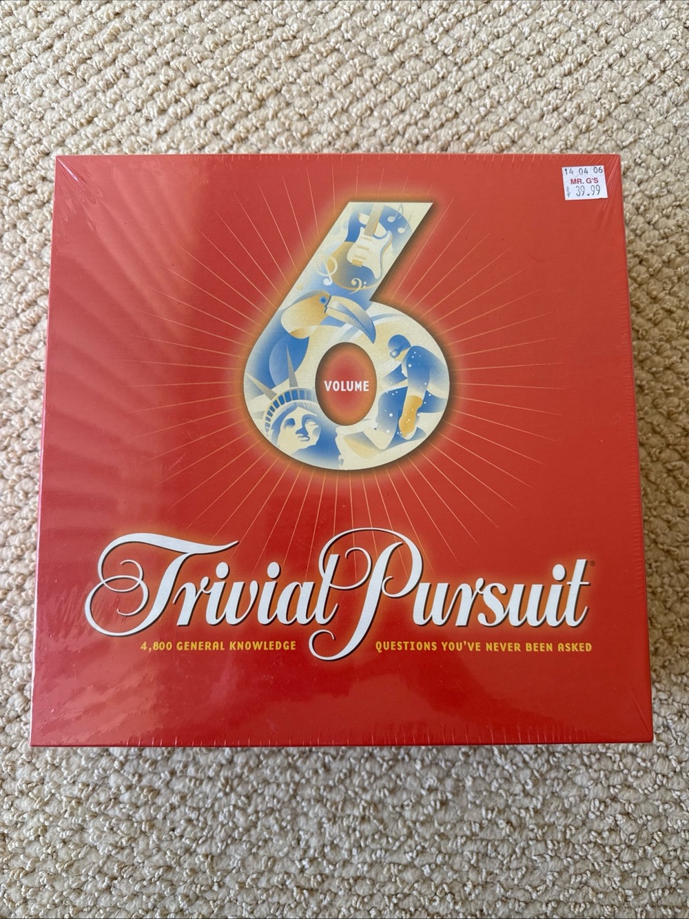 Trivial Pursuit Volume 6 Trivia Board Game 100% Complete New Never Opened